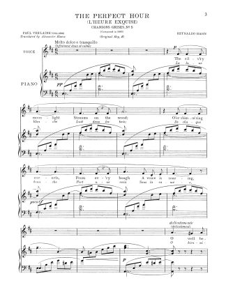 L'Heure exquise  (D Major)