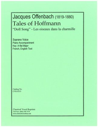 Tales of Hoffmann Doll Song Les oiseaux