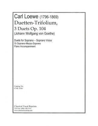 Duetten-Trifolium Op. 104 No. 1-3 (Goethe) (SS) (SMez)