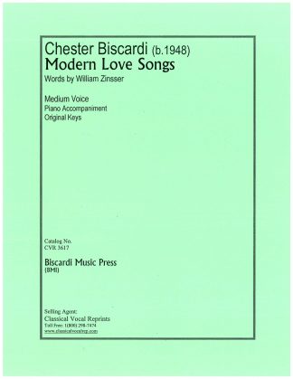 Modern Love Songs (Zinsser) a-e2 (Art Song/Cabaret)