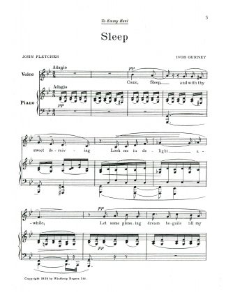 Sleep (Fletcher) (g minor)