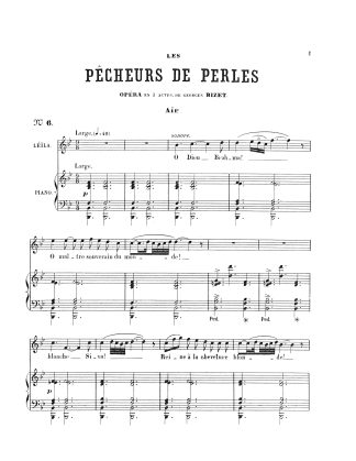 Les pecheurs de perles - O Dieu Brahma