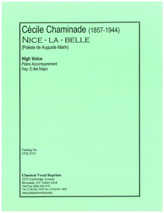 Nice-la-belle (Quand ton ciel) (Eb) French (See also: 3754)