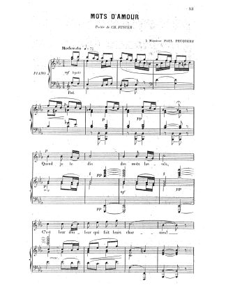 Mots d'amour (Eb) f.(see also: 3755)