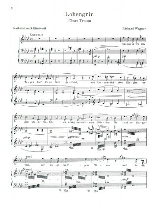 Lohengrin Elsa's Dream Einsam in trueben Tagen