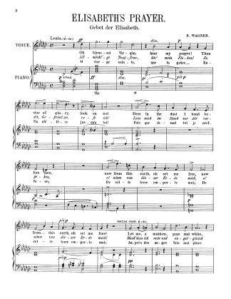 Tannhauser Elizabeth's Prayer