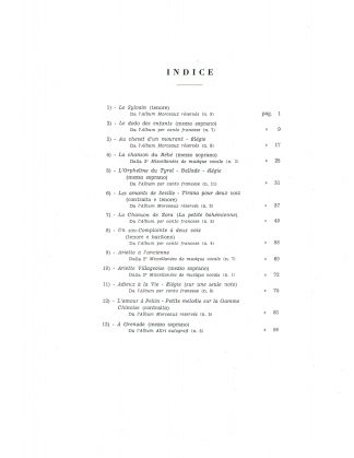 Melodie Francesi (11 Songs and 2 Duets) french