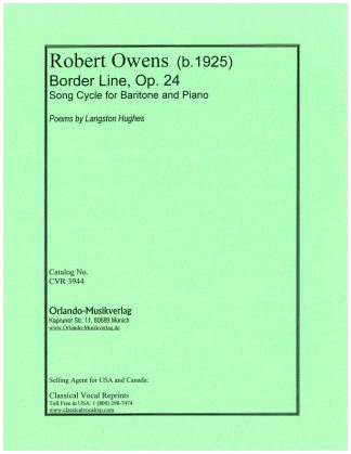 Border Line Op. 24 (Langston Hughes) Song Cycle 16 Songs