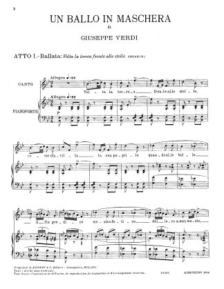 Un Ballo in Maschera Volta la terrea fronte (Oscar)