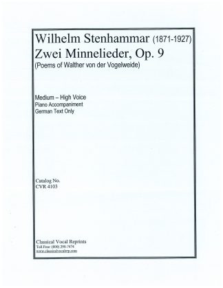 Zwei Minnelieder (Walther von der Vogelweide) Op. 9 g.