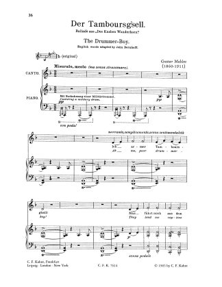 Der Tamboursg'sell (Des Knaben Wunderhorn) orig. (d) g.e.