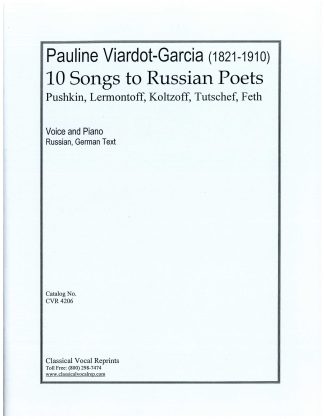 Zehn Gedichte - 10 Songs to Russian Poets (Russian, German text)