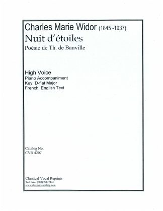Nuit d'etoiles (Th. de Banville) (Db) f. e.