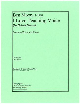 I Love Teaching Voice (Comedy Song) for Deborah Massell