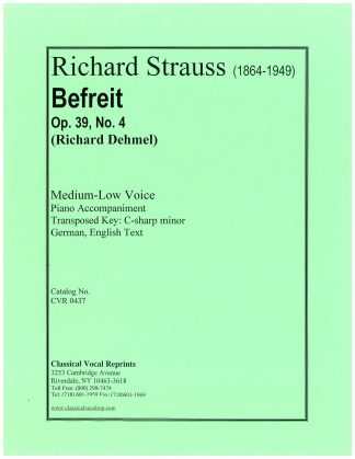 Befreit Op. 39 No. 4 (c#)