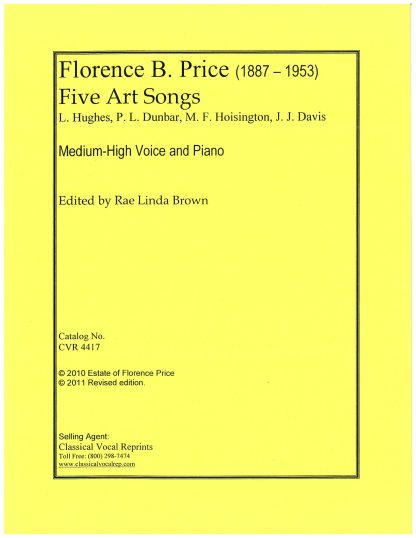 Five Art Songs (edited by Rae Linda Brown)