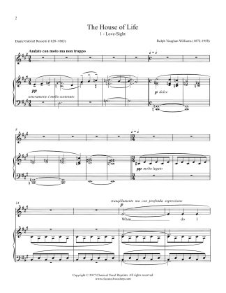 The House of Life (original keys) Corrected edition 2017