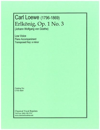 Erlkonig, Op. 1 No. 3 by Carl Loewe