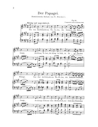 Der Papagei (Rueckert)