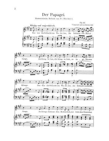 Der Papagei (Rueckert)