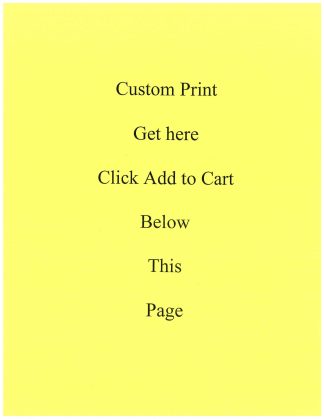 Custom Print  -