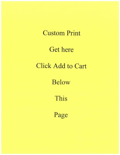 Custom Print  -