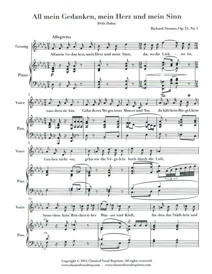 Schlichte Weisen, Op. 21 Medium Keys