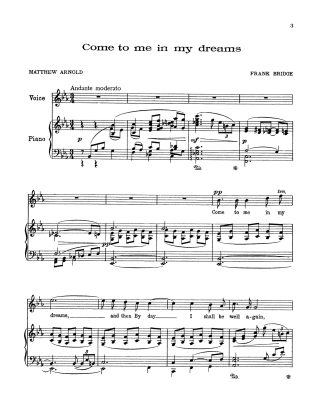 Come to me in my dreams! Original Key E-flat Major