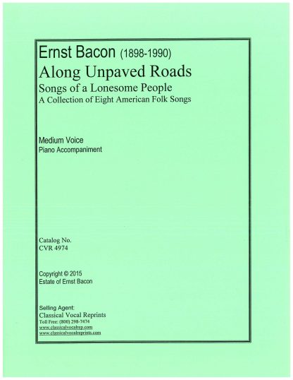 Along Unpaved Roads - Songs of a Lonesome People - A Collection of Eight American Folk Songs