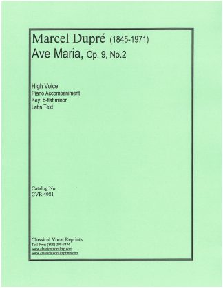 Ave Maria Op. 9 No. 2