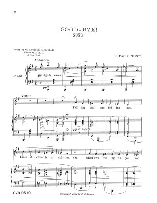 Goodbye (G) see Addio #434 for italian text