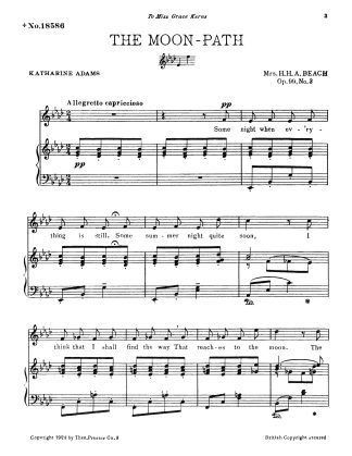 The Moon-Path Op. 99 No. 3