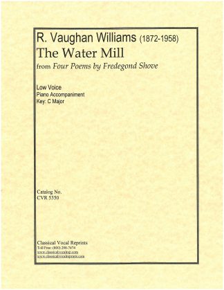 The Water Mill - Low Key C Major