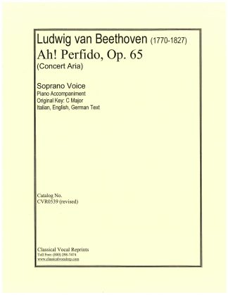 Ah! Perfido (Concert Aria) i. e. g.