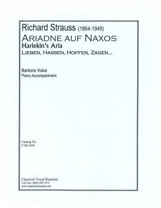 Ariadne auf Naxos (Harlekin) Lieben, hassen, hoffen, zagen