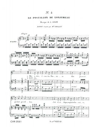 Postillon de Lonjumeau - Mes amis ecoutez l'histoire