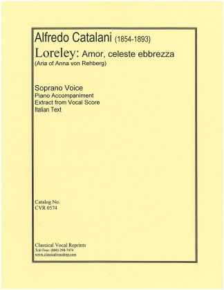 Loreley Amor celeste ebbrezza (Extract from vocal score)