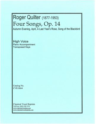 Four Songs Op. 14
