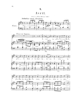 Avril (Key G Major)
