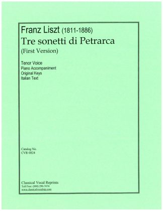 Tre sonetti di Petrarca (1st Version)