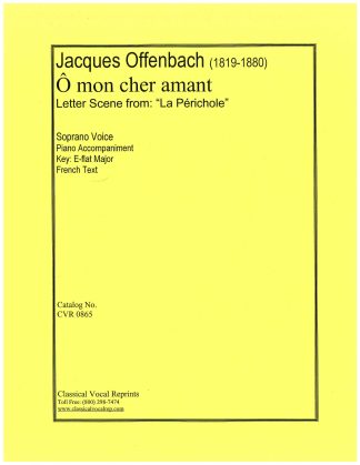 La Perichole O mon cher amant (Letter Scene) (Eb) orig.