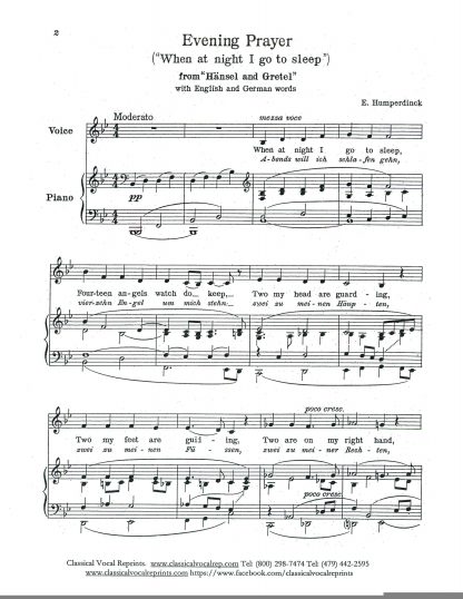 Hansel & Gretel Evening Prayer g. e.