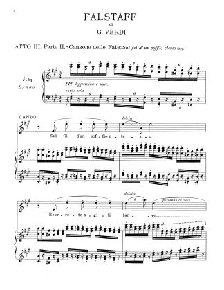 Falstaff Sul fil d'un soffio etesio Act III.