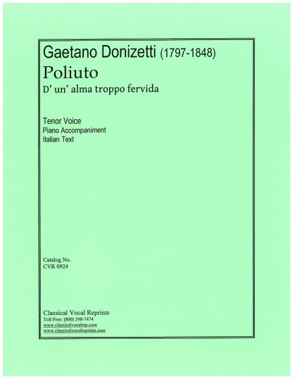 Poliuto D'un' alma troppo fervida
