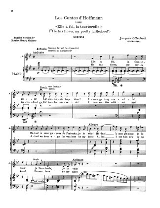 Tales of Hoffmann Elle a fui la tourterelle!