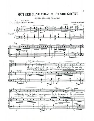 Mamma mia che vo sape (E. Nutile)