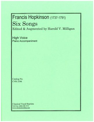 Six Songs (Edited by Harold V. Milligan)