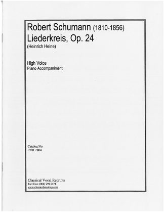 Liederkreis Op. 24 (Heine)