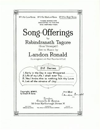 Song-Offerings (Second Series)(R. Tagore)