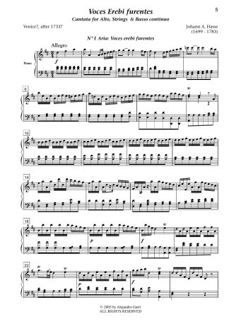 Voces Erebi furentes, Cantata